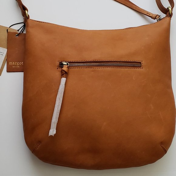 MARGOT Remy Leather Hobo Crossbody Bag - Picture 3 of 7